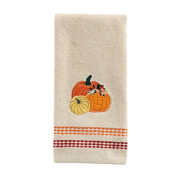 Celebrate Together™ Fall Pumpkins Trio Fingertip Towel