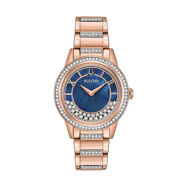 Bulova Women's TurnStyle Crystal Stainless Steel Watch - 98L247