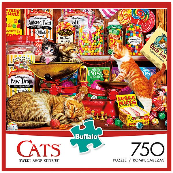 Buffalo Games 750 Piece Cats Sweet Shop Kittens Puzzle