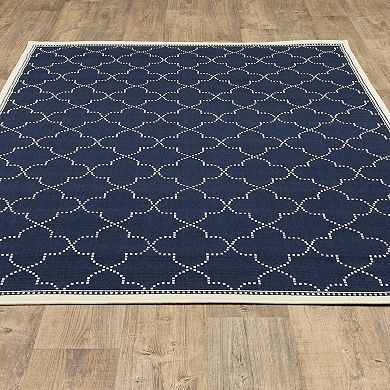 StyleHaven Mainland Moroccan Lattice Indoor Outdoor Rug