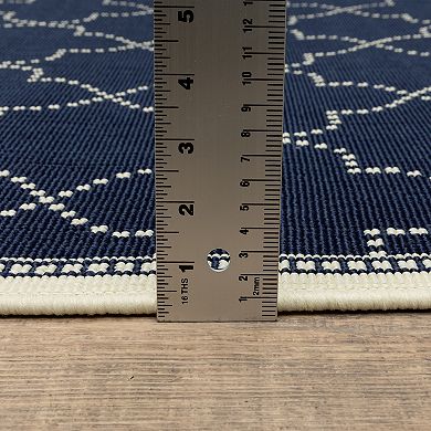 StyleHaven Mainland Moroccan Lattice Indoor Outdoor Rug