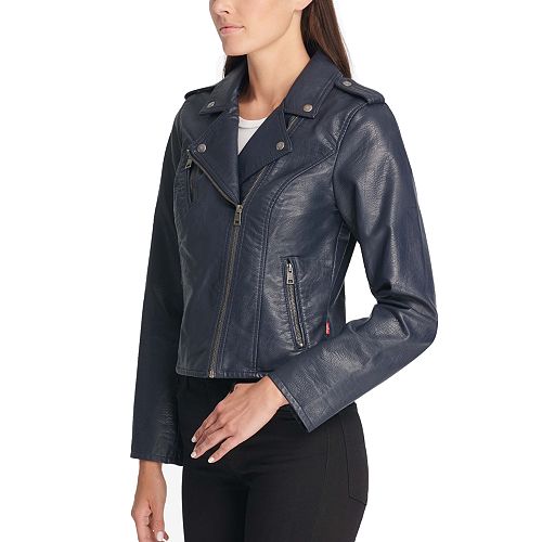 Women's Levi's® Classic Faux-Leather Motorcycle Jacket