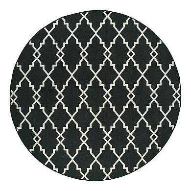 StyleHaven Mainland Ornamental Trellis Indoor Outdoor Rug