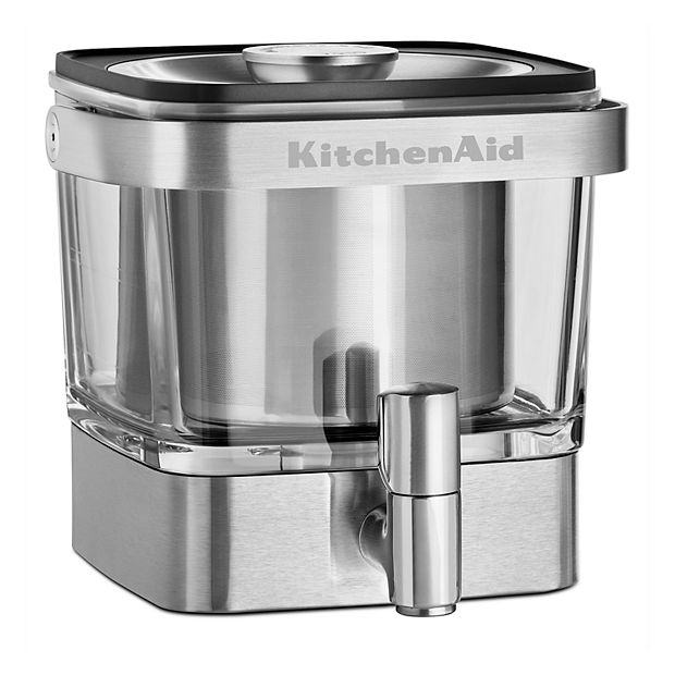 KitchenAid 1919 Cold Brew Coffee Maker Glass Stainless Steel KCM4212SX 28  Oz