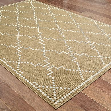 StyleHaven Mainland Palisade Trellis Indoor Outdoor Rug