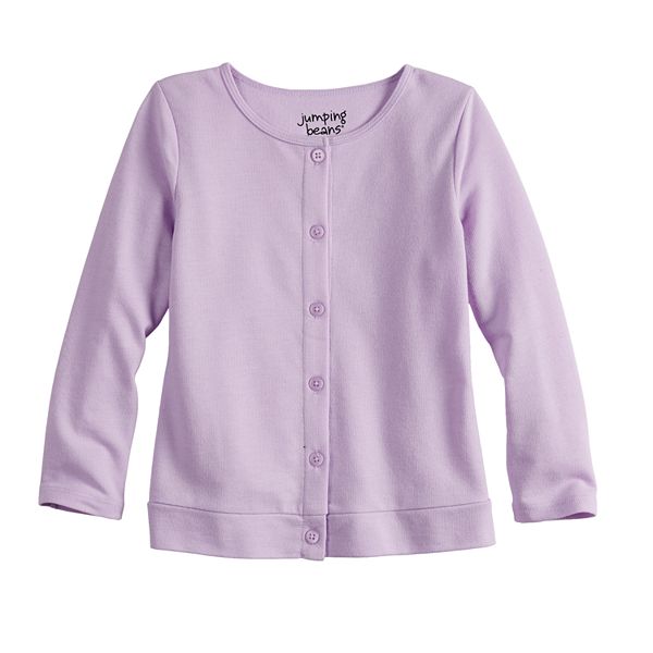 Baby Girl Jumping Beans® Button-Up Knit Cardigan