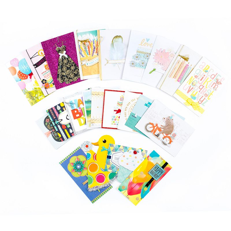 UPC 720473991956 product image for Hallmark 24-Count All Occasion Handmade Boxed Greeting Card Set, Multicolor | upcitemdb.com