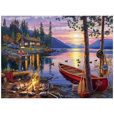 Buffalo Games 1000-Piece Darrell Bush: Canoe Lake Puzzle