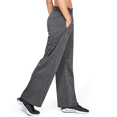 Women's Under Armour Fleece Open Hem Mid-Rise Sweatpants