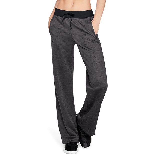 Women s Under Armour Fleece Open Hem Mid Rise Sweatpants