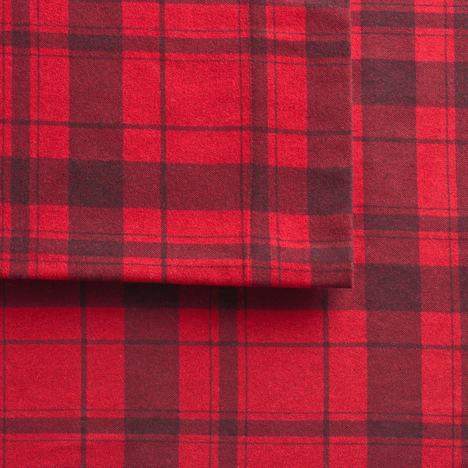 Cuddl Duds Flannel Sheet Set Or Pillowcases   3292227 Red Plaid Harley