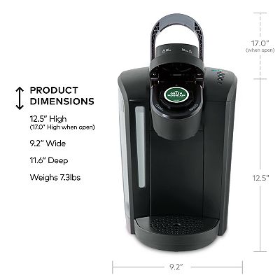 Keurig K Select Single Serve K Cup Pod Coffee Maker with Strength Control