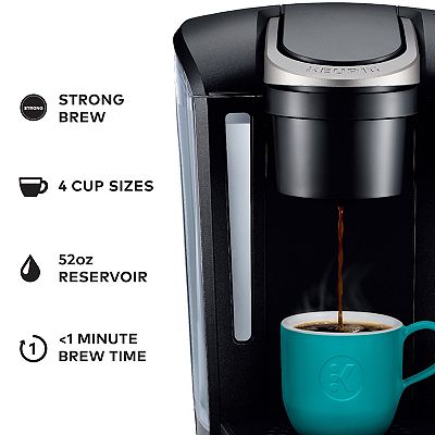 Keurig K Select Single Serve K Cup Pod Coffee Maker with Strength Control