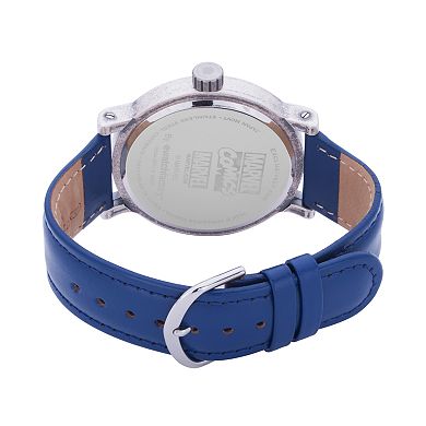 Marvel Comics Black Panther Men's Vintage Leather Watch