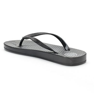 Women's SO® Glitter Solid Sandals