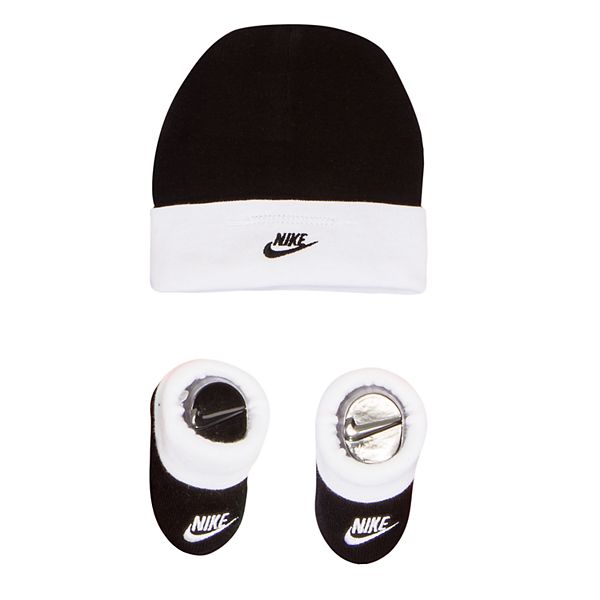 Baby Boy Nike Hat & Booties Set