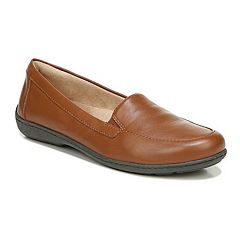 Womens brown flat clearance shoes