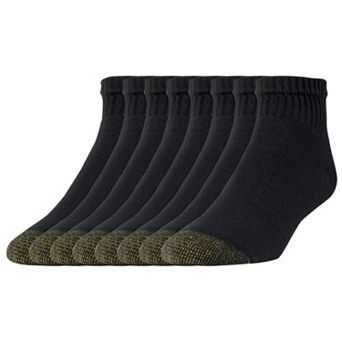 Men's GOLDTOE® 6+2 bonus pack Athletic Cushioned Cotton Quarter Socks