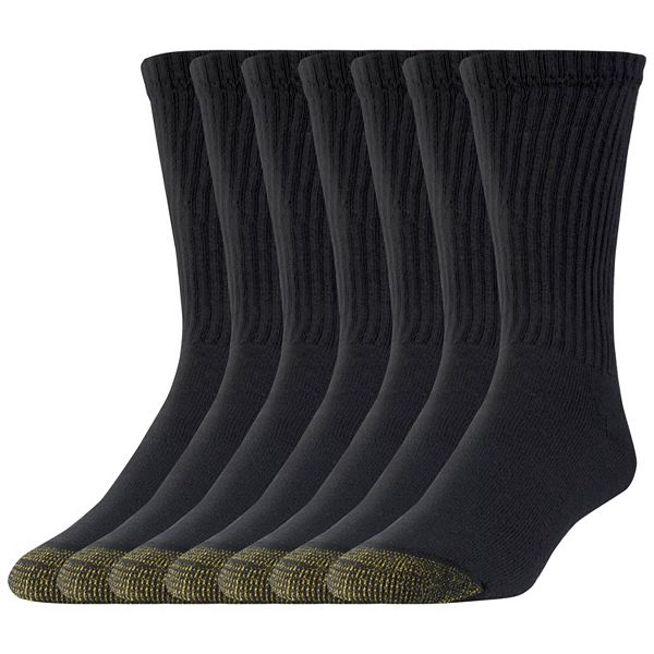 Men's GOLDTOE® 6-pack + 2 Bonus Cushioned Crew Socks