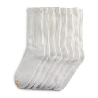 Men's GOLDTOE® 6+2 bonus pack Athletic Cushioned Cotton Crew Socks