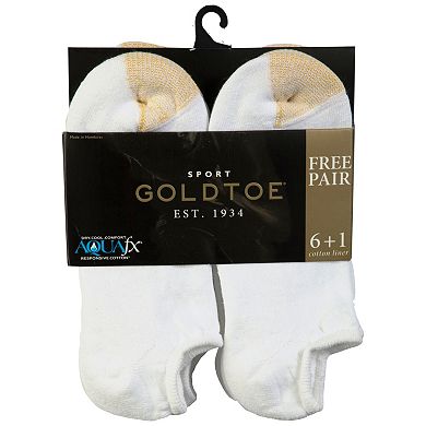Men's GOLDTOE 6-pack + 2 Bonus Cushioned No-Show Socks