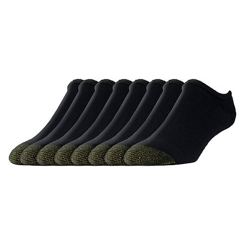 Men's GOLDTOE 6pack + 2 Bonus Cushioned NoShow Socks