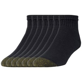 Men's GOLDTOE® 6+2 bonus pack Extended Athletic Cushioned Cotton Quarter Socks