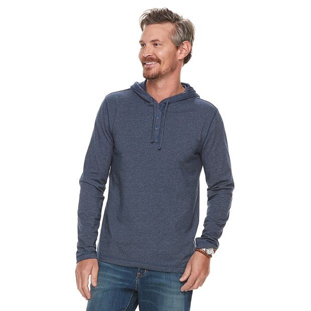 Men s Sonoma Goods For Life Supersoft Henley Hoodie