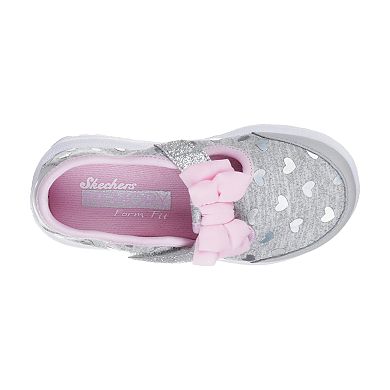 Skechers GOwalk Bitty Hearts Toddler Girls' Sneakers