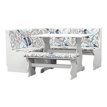 Linon Sasha Coffee Nook Dining Table 3 pc Set