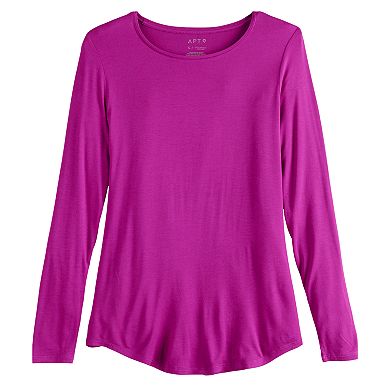 Women's Apt. 9 Essential Long Sleeve Crew Neck Tee