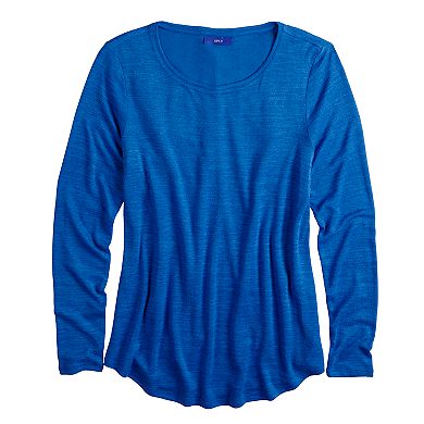 Women's Apt. 9 Essential Long Sleeve Crew Neck Tee
