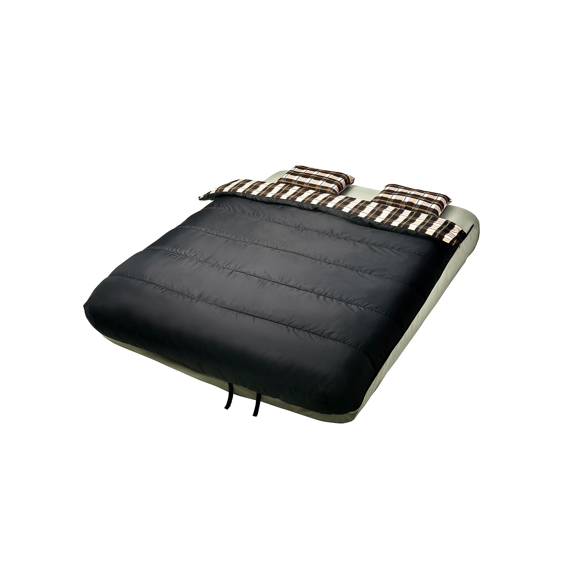 6 Piece Bedding Set for Queen Air Mattress - Gray