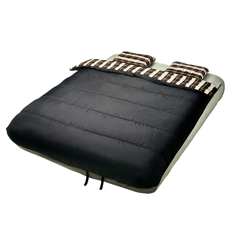 51156369 6 Piece Bedding Set for Queen Air Mattress - Gray, sku 51156369