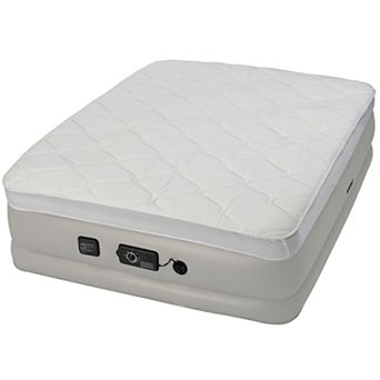 Insta-Bed Raised 18 in Queen Pillow Top Air Mattress & Internal Never Flat Pump