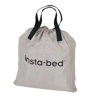 Insta-Bed Raised 18-in Queen Pillow Top Air Mattress & Internal Never Flat Pump
