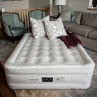 Insta-Bed 18-in Queen Air Mattress & Internal Pump