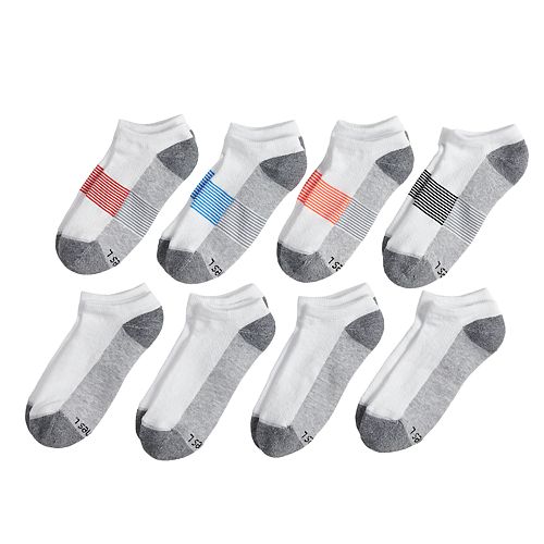 Boys 4-20 Hanes Low-Cut 8-Pack Socks