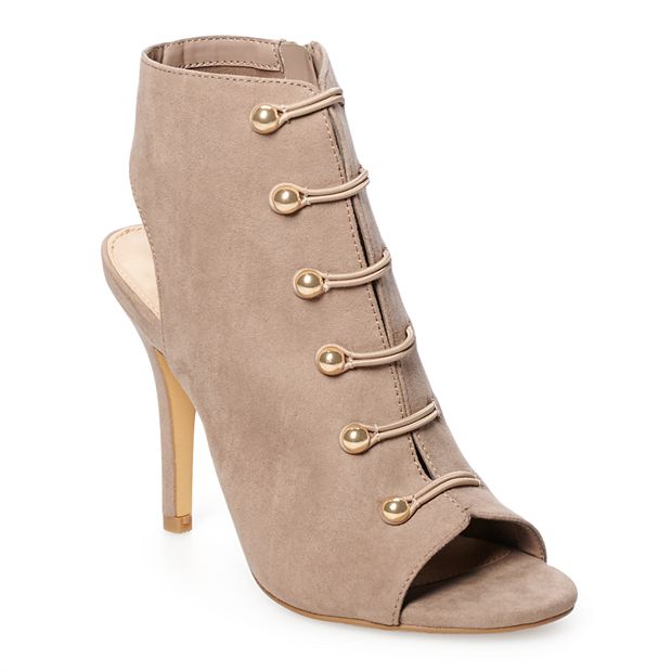 Kohls peep 2024 toe booties