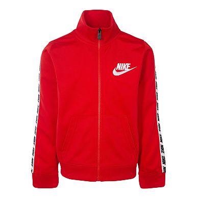 Boys 4-7 Nike Block Taping Mock Layer Zip Jacket