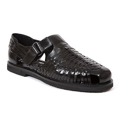 Mens Leather Bamboo Sandals Pons Classic Style Bamboo Avarca Sandals in Natural Leather  main image 2