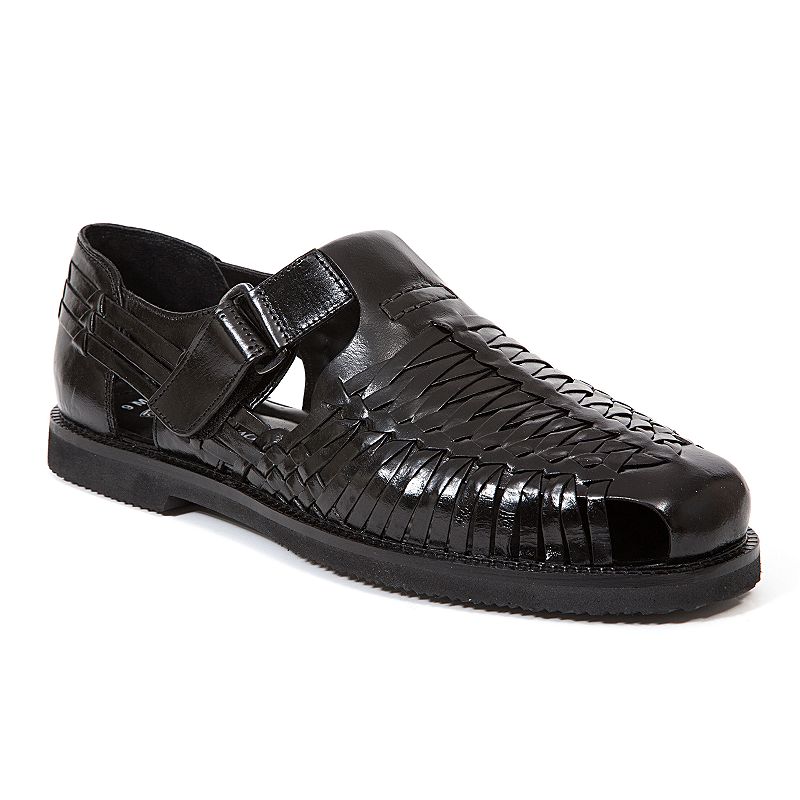 Deer Stags Bamboo 2 Mens Huarache Sandals, Size: Medium (10), Black