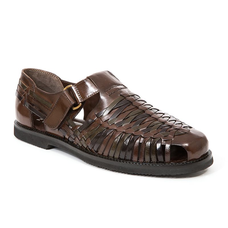 Deer Stags Bamboo 2 Mens Huarache Sandals, Size: Medium (11), Brown