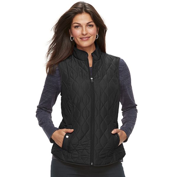 Petite Croft & Barrow® Classic Quilted Vest