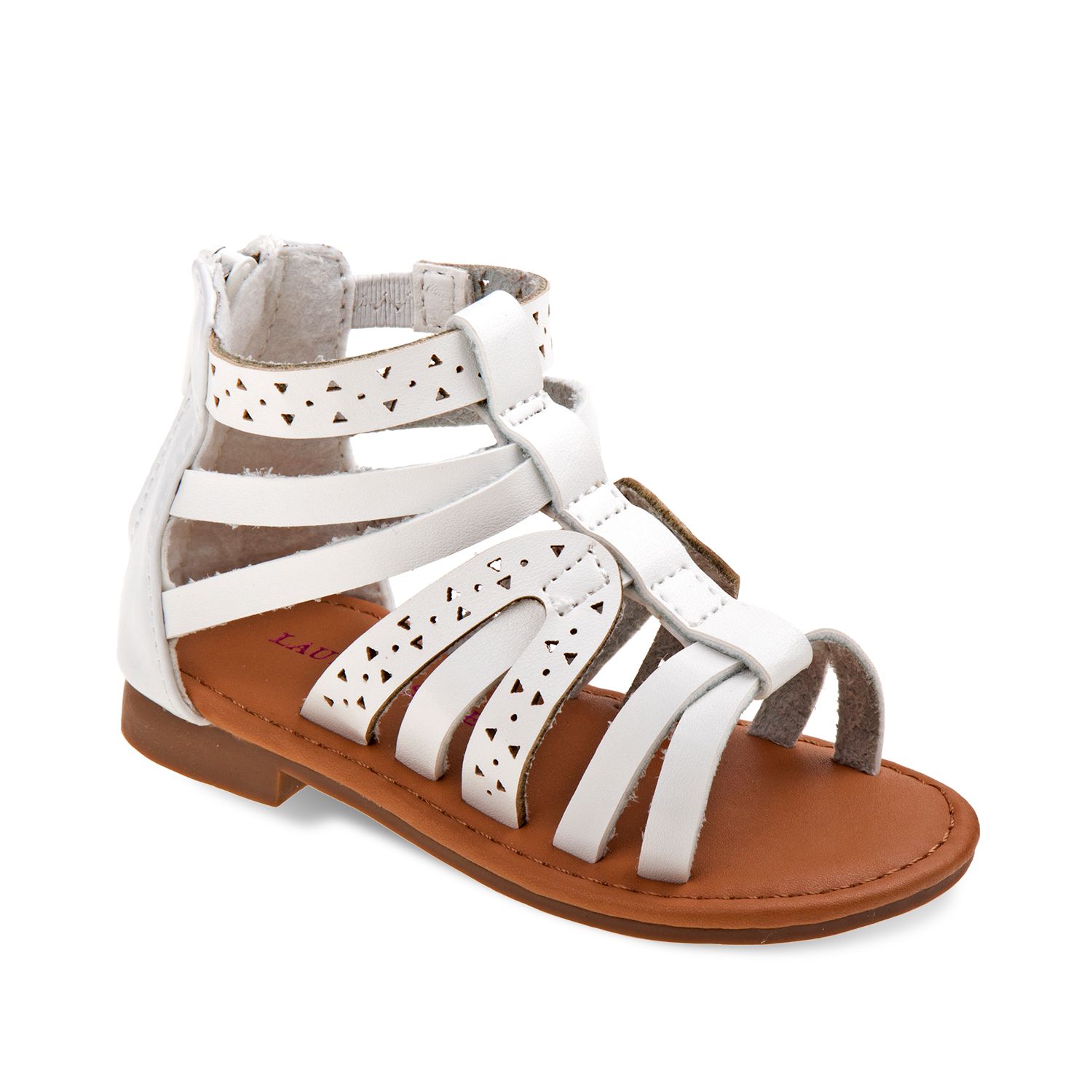 ladies white gladiator sandals