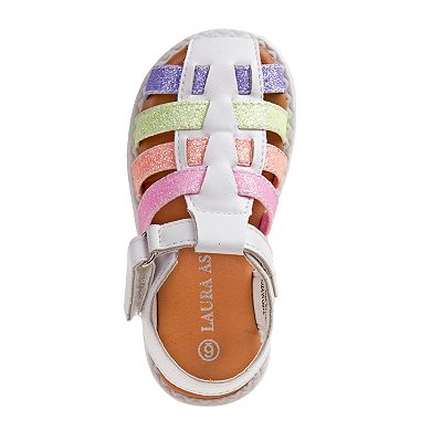 Laura Ashley Glitter Toddler Girls' Sandals