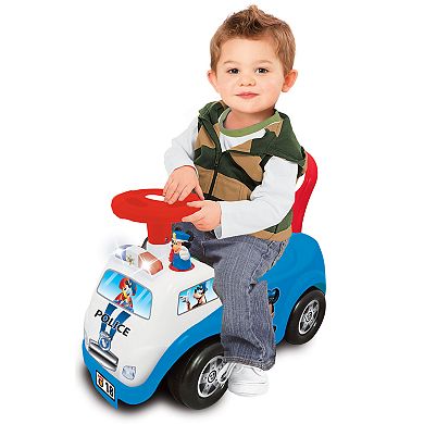 Disney's Mickey Mouse My First Mickey Police Car Light & Sound Activity Ride-On Vehicle by Kiddieland