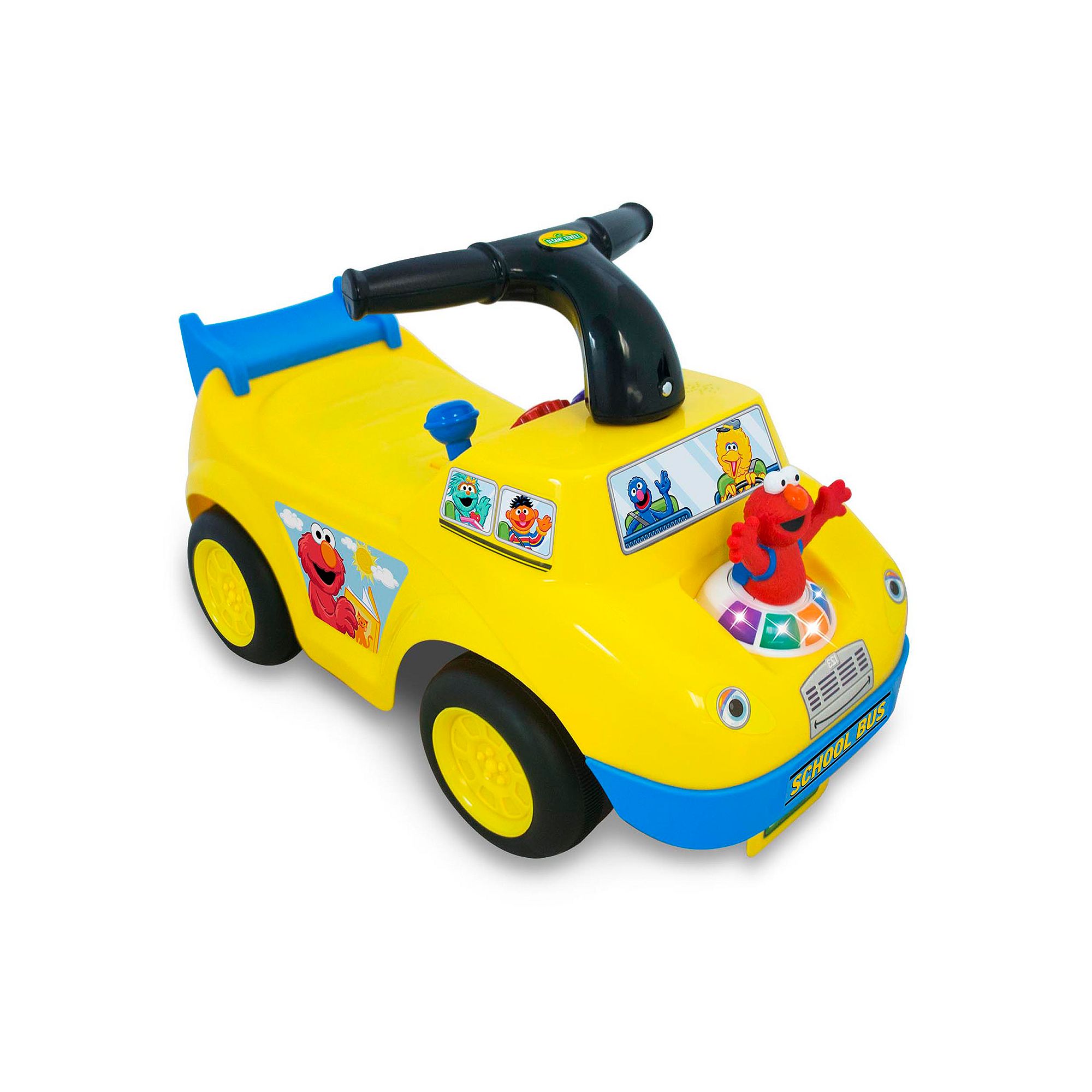 Sesame Street Elmo School Bus Light & Sound Activity Ride-On Vehicle by Kid
