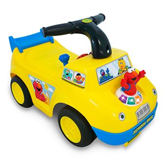 Sesame Street Elmo School Bus Light & Sound Activity Ride-On Vehicle by Kiddieland