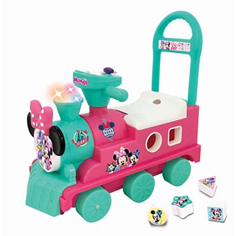 Disney's Minnie Mouse Play n' Sort Activity Train Ride-On Vehicle by Kiddieland